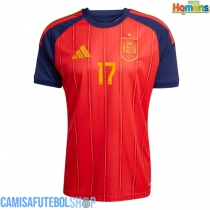 Camisa de time de futebol Espanha Nico Williams #17 Replicas 1º Equipamento Mundo 2026 Manga Curta